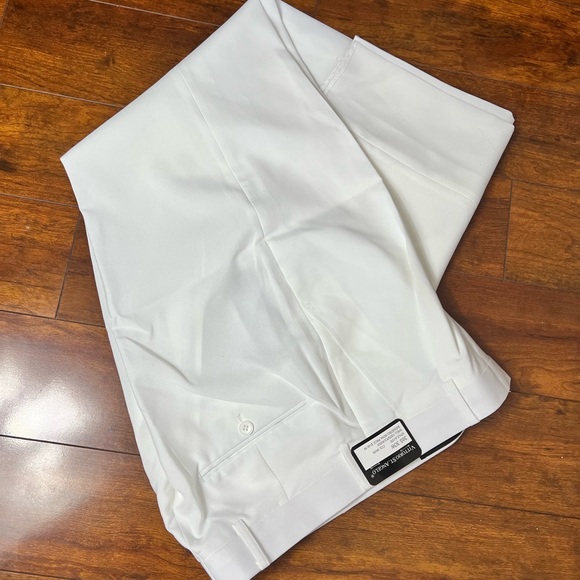 Men’s Vittorio St. Angelo🔹NWT🔹White Polyester Drees Pant 36s 30w - Picture 9 of 9